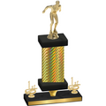 Premium Single Gold Carbon Fiber First Place Swimming Trophy