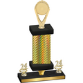 Premium Single Gold Carbon Fiber Year Insert Trophy