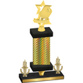 Premium Single Gold Carbon Fiber Victory Pickleball Trophy