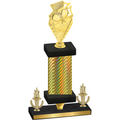 Premium Single Gold Carbon Fiber Victory Pickleball Trophy