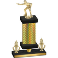 Premium Single Gold Carbon Fiber Victory Shooter Trophy