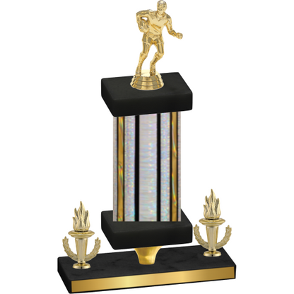 Premium Single Silver Glacier Victory Rugby Trophy