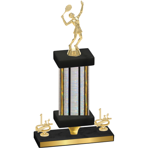 Premium Single Silver Glacier First Place Tennis Trophy