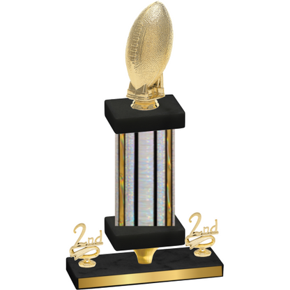 Premium Single Silver Glacier Second Place Football Trophy