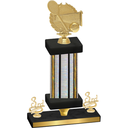 Premium Single Silver Glacier Third Place Tennis Trophy