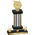 Premium Single Silver Glacier First Place Bowling Trophy