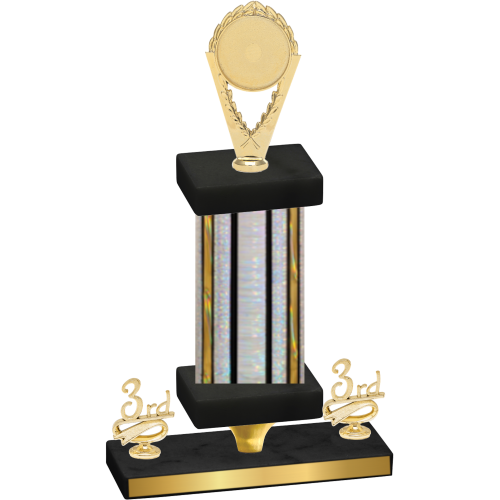 Premium Single Silver Glacier Third Place Insert Trophy