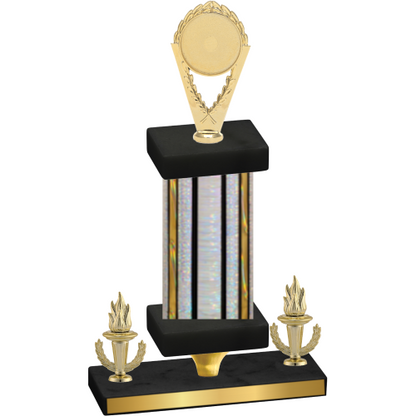 Premium Single Silver Glacier Victory Insert Trophy