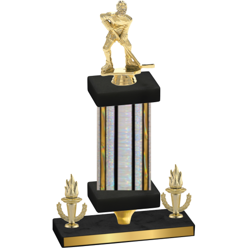 Premium Single Silver Glacier Victory Hockey Trophy