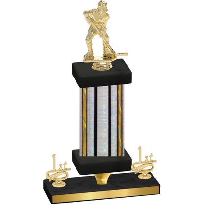 Premium Single Silver Glacier First Place Hockey Trophy