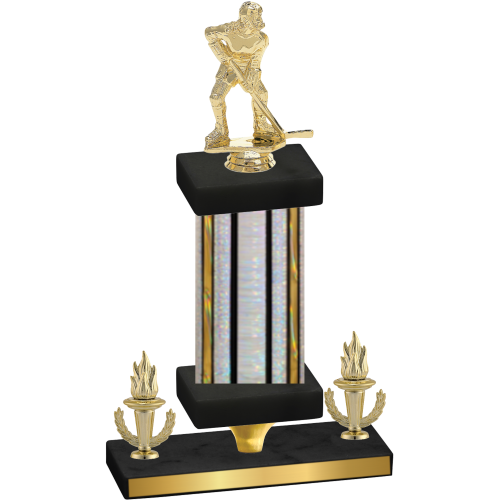 Premium Single Silver Glacier Victory Hockey Trophy