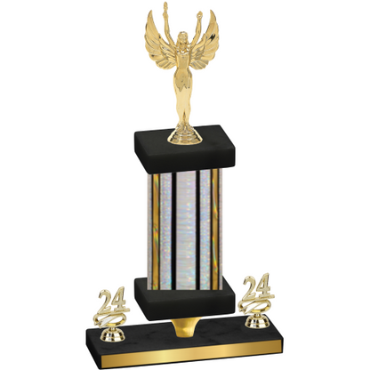 Premium Single Silver Glacier Year Victory Trophy