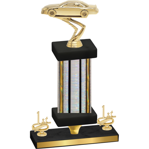 Premium Single Silver Glacier First Place Cars Trophy