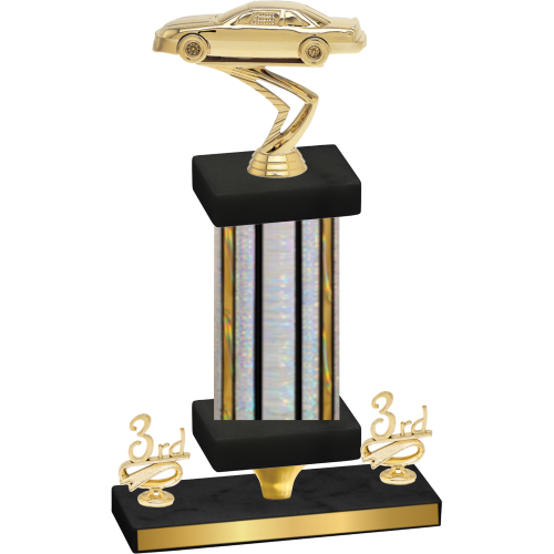 Premium Single Silver Glacier Third Place Cars Trophy