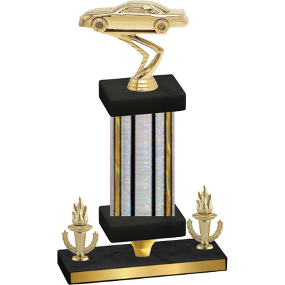 Premium Single Silver Glacier Victory Cars Trophy