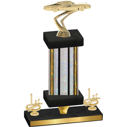 Premium Single Silver Glacier First Place Cars Trophy