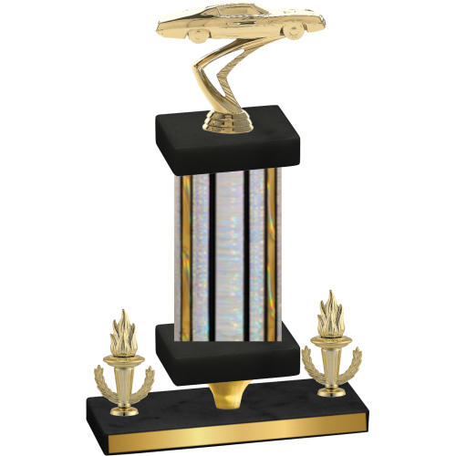 Premium Single Silver Glacier Victory Cars Trophy