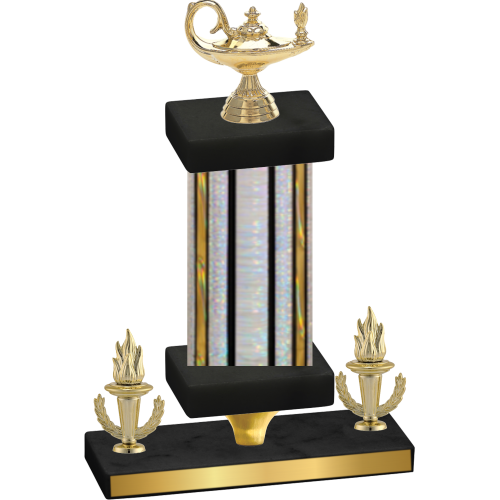 Premium Single Silver Glacier Victory Academics Trophy