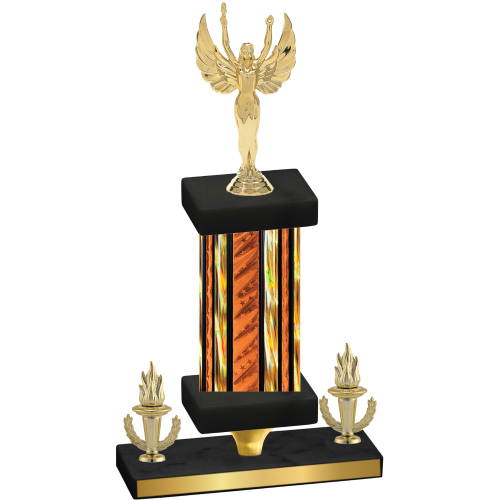 Premium Single Orange Glacier Victory Victory Trophy