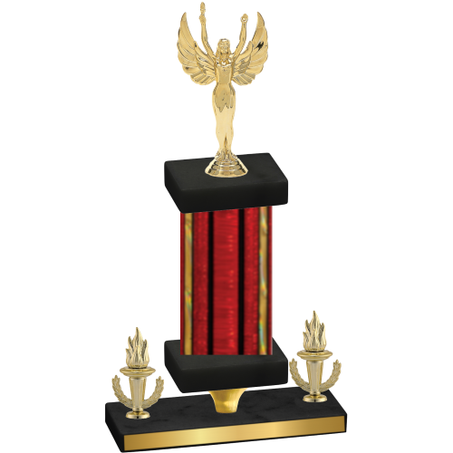 Premium Single Red Glacier Victory Victory Trophy