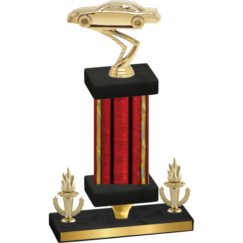 Premium Single Red Glacier Victory Cars Trophy