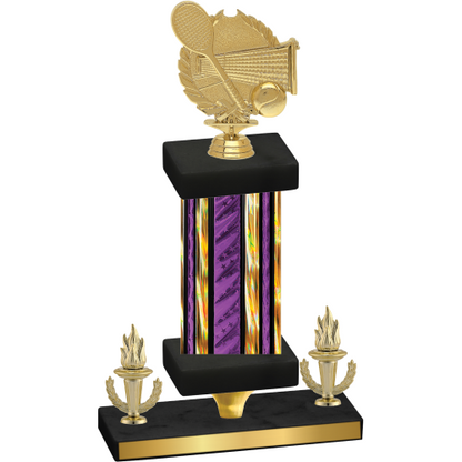 Premium Single Purple Glacier Victory Tennis Trophy