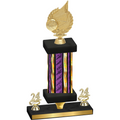 Premium Single Purple Glacier Year Volleyball Trophy
