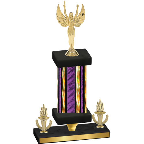 Premium Single Purple Glacier Victory Victory Trophy