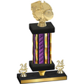 Premium Single Purple Glacier Year Basketball Trophy