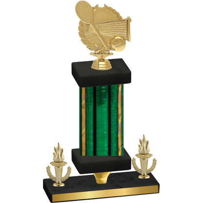 Premium Single Green Glacier Victory Tennis Trophy