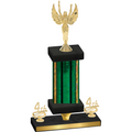 Premium Single Green Glacier Fourth Place Victory Trophy
