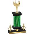 Premium Single Green Carbon Fiber Victory Victory Trophy