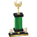 Premium Single Green Carbon Fiber Year Victory Trophy