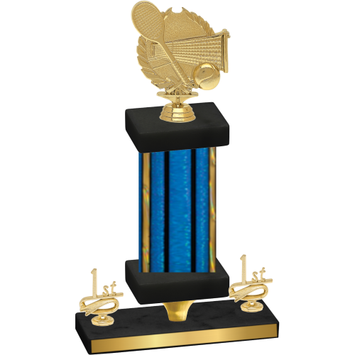 Premium Single Blue Glacier First Place Tennis Trophy