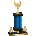 Premium Single Blue Glacier Victory Victory Trophy