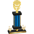 Premium Single Blue Glacier Second Place Pickleball Trophy