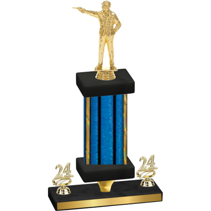Premium Single Blue Glacier Year Shooter Trophy