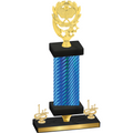 Premium Single Blue Carbon Fiber First Place Pickleball Trophy