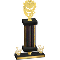 Premium Single Black Glacier Second Place Pickleball Trophy
