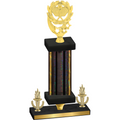 Premium Single Black Glacier Victory Pickleball Trophy