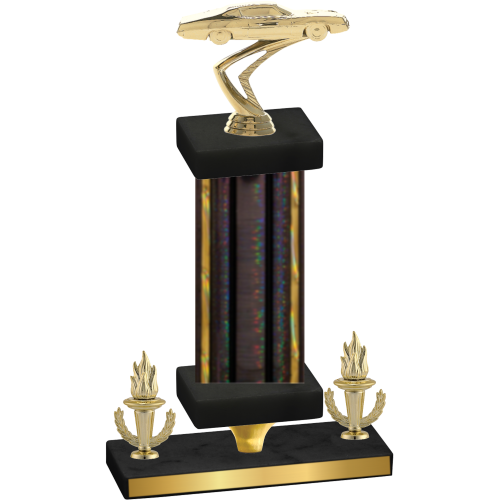 Premium Single Black Glacier Victory Cars Trophy