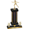 Premium Single Black Glacier Year Skater Trophy