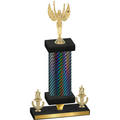 Premium Single Black Carbon Fiber Victory Victory Trophy