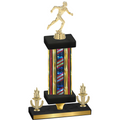 Premium Single Flag USA Victory Running Trophy
