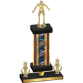 Premium Single Flag USA Victory Wrestling Trophy