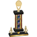 Premium Single Flag USA Victory Insert Trophy