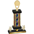 Premium Single Flag USA Year Insert Trophy