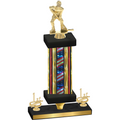 Premium Single Flag USA First Place Hockey Trophy