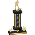 Premium Single Flag USA First Place Hockey Trophy
