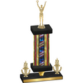 Premium Single Flag USA Victory Victory Trophy